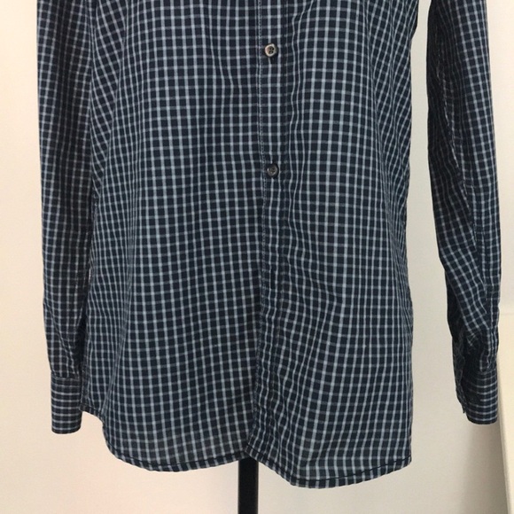 Axist Blue Plaid Men’s Button Down Shirt Size S - Picture 3 of 9